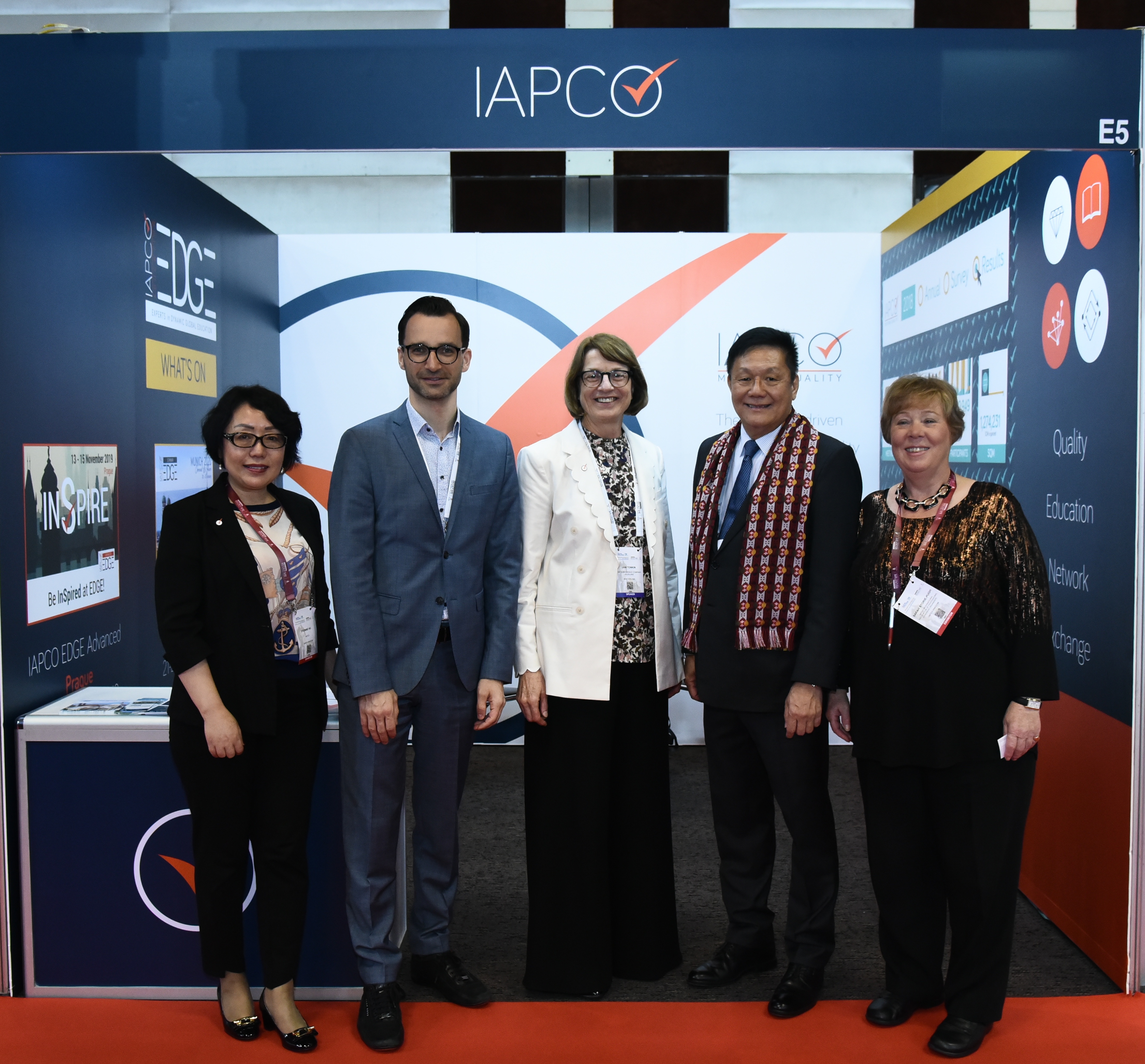 Delegates at the IAPCO booth at IT&CM Asia and CTW Asia-Pacific 2019